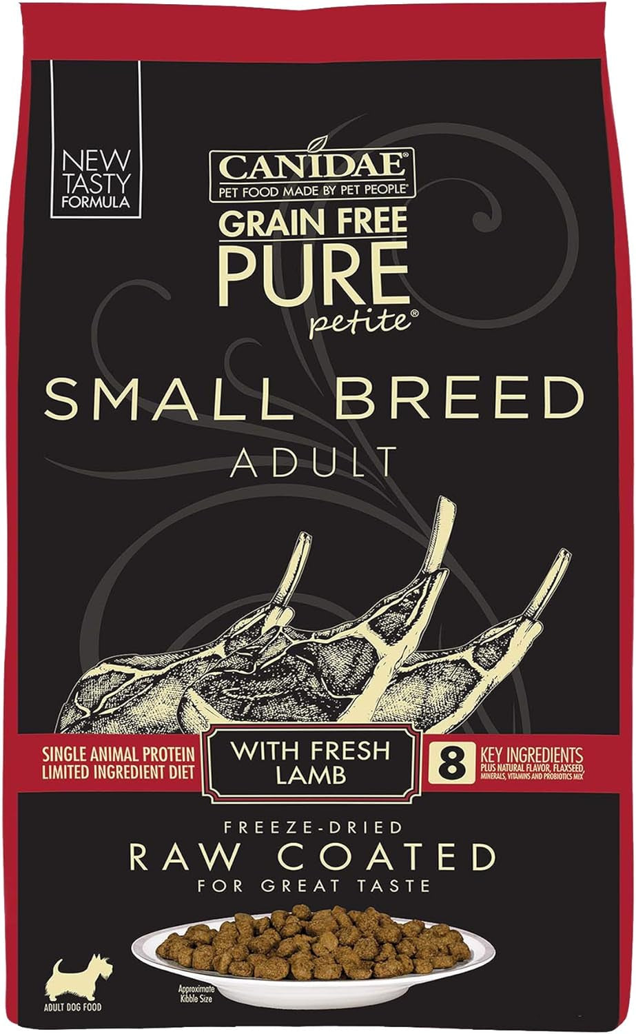 Canidae PURE Petite Limited Ingredient Premium Small Breed Adult Dry Dog Food, Grain Free, Premium Clean Proteins