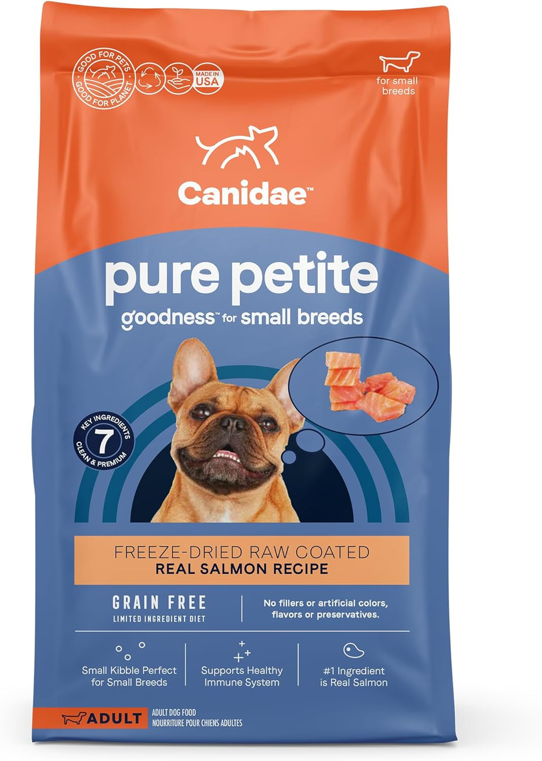 Canidae PURE Petite Limited Ingredient Premium Small Breed Adult Dry Dog Food, Grain Free, Premium Clean Proteins