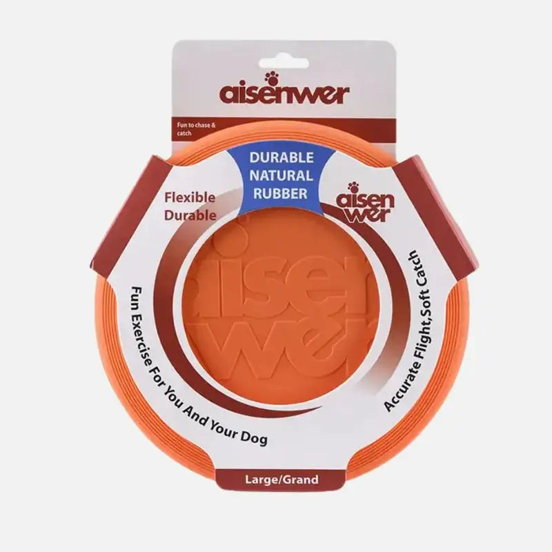 Dog rubber flying disc