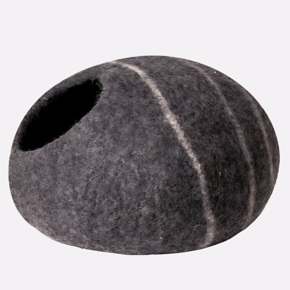 Cat Cave Bed -Handmade Wool Cat Bed