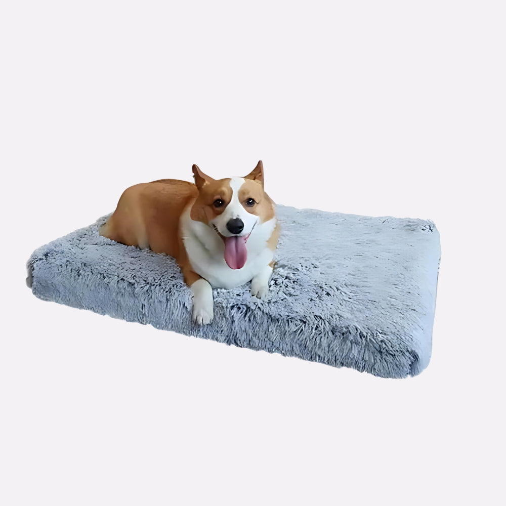 Furry Washable Dog Bed with High Quality Egg Crate Memory Foam