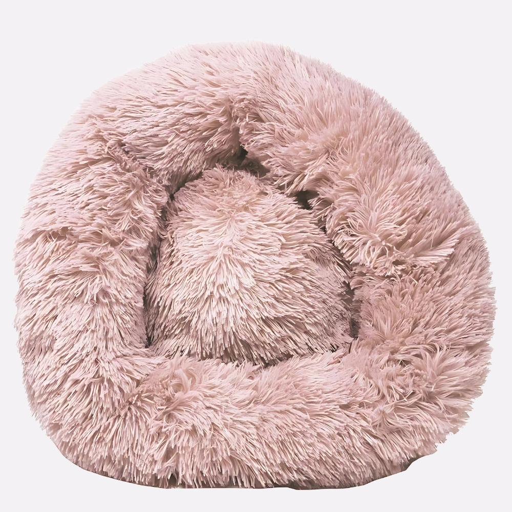 High-Grade Plush and Soft Rounded Dog Bed