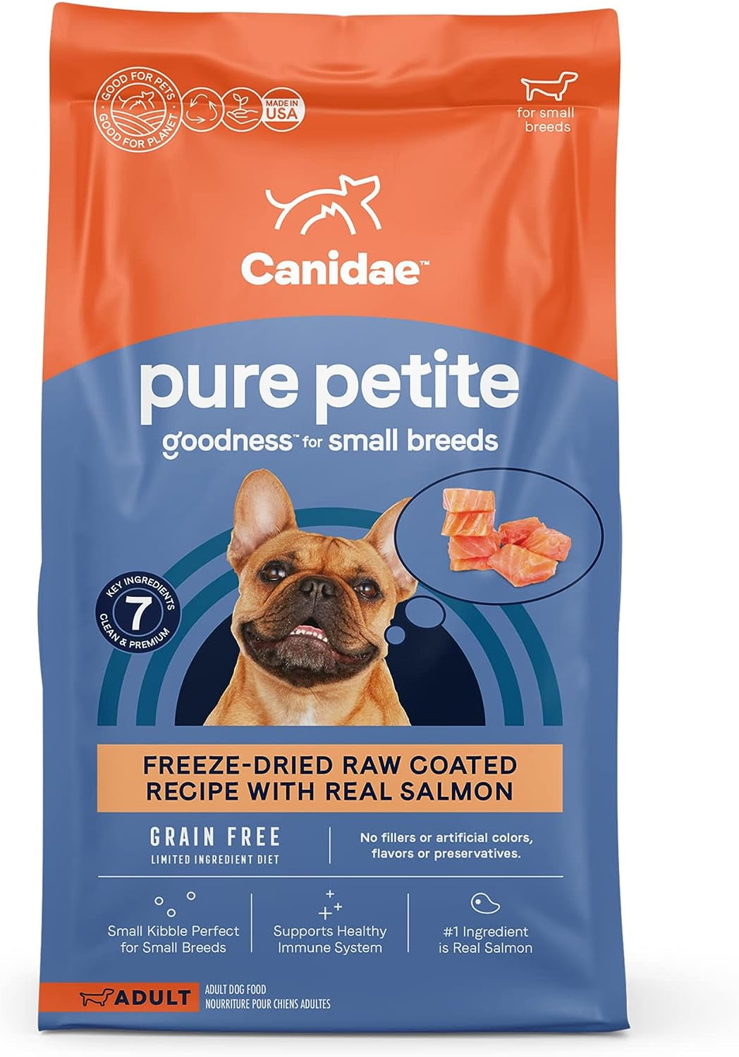 Canidae PURE Petite Limited Ingredient Premium Small Breed Adult Dry Dog Food, Grain Free, Premium Clean Proteins