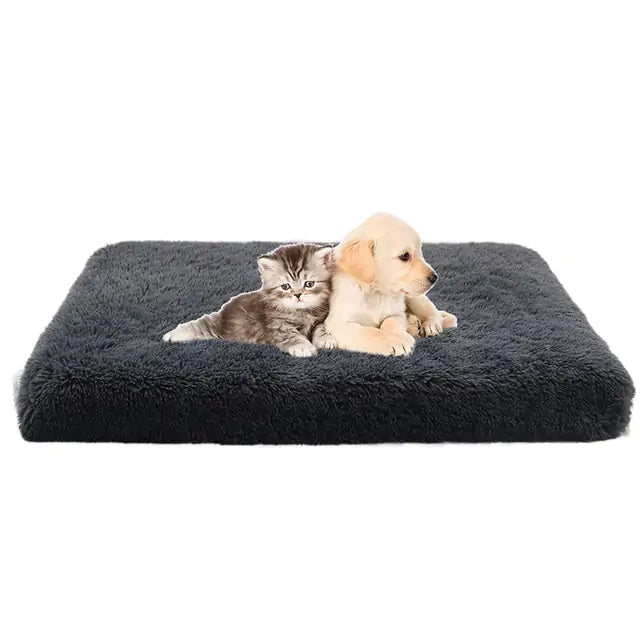 Furry Washable Dog Bed with High Quality Egg Crate Memory Foam