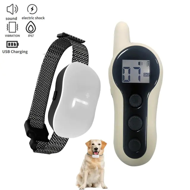 Rechargeable Anti Bark Dog Training Collar