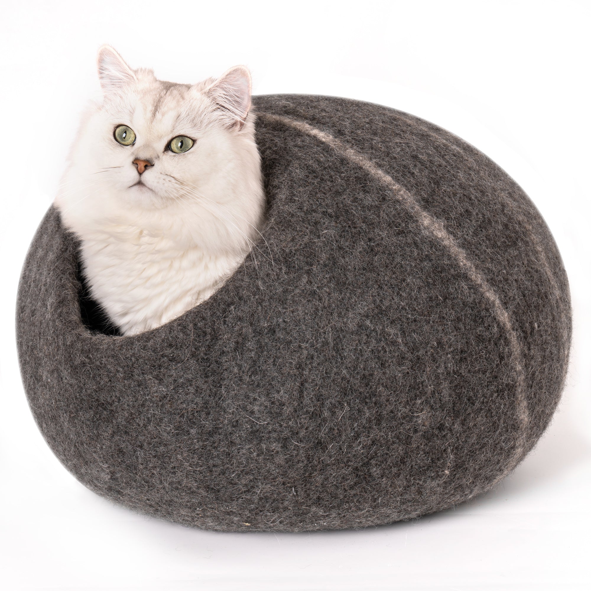 Cat Cave Bed -Handmade Wool Cat Bed