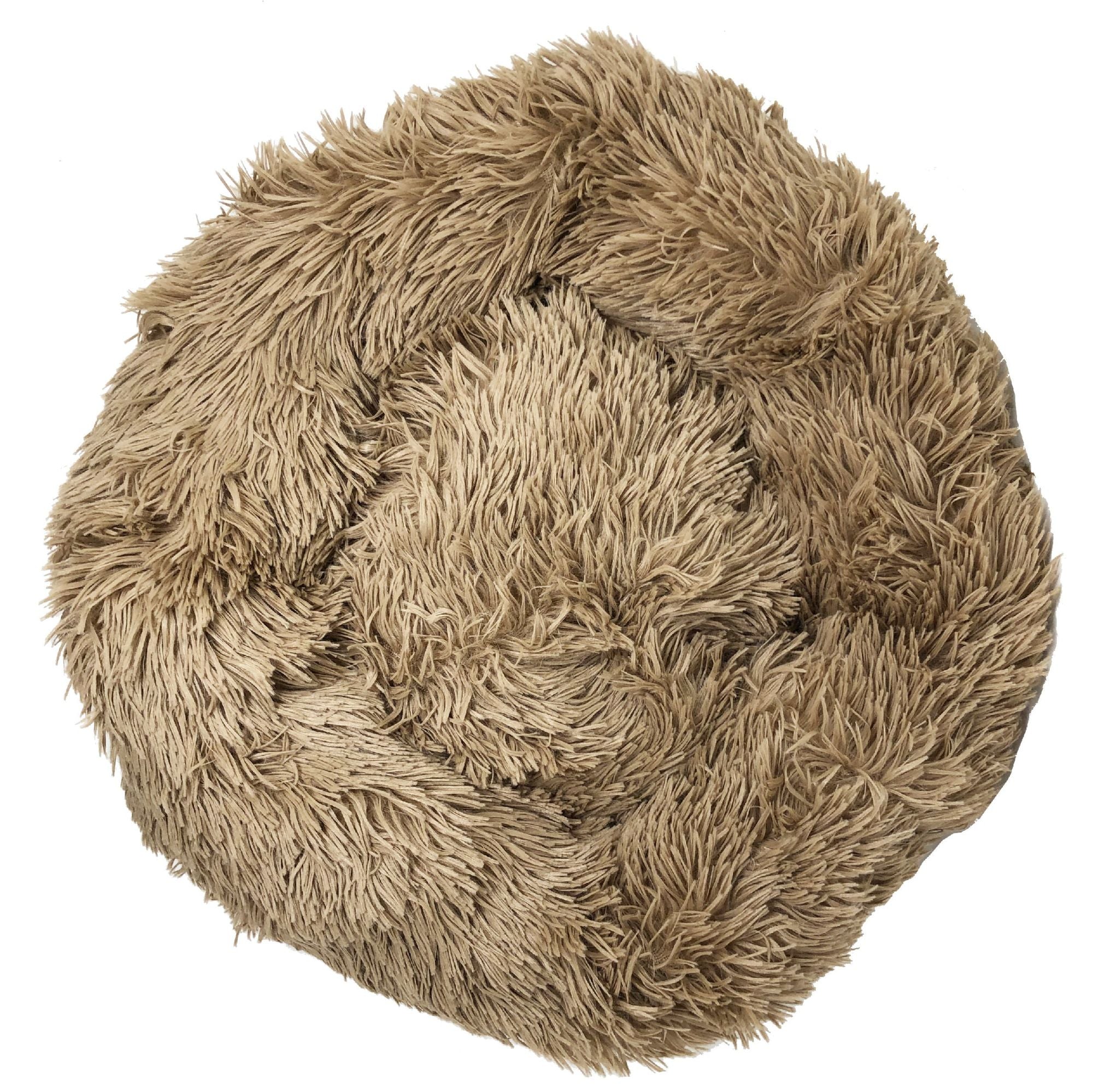 High-Grade Plush and Soft Rounded Dog Bed