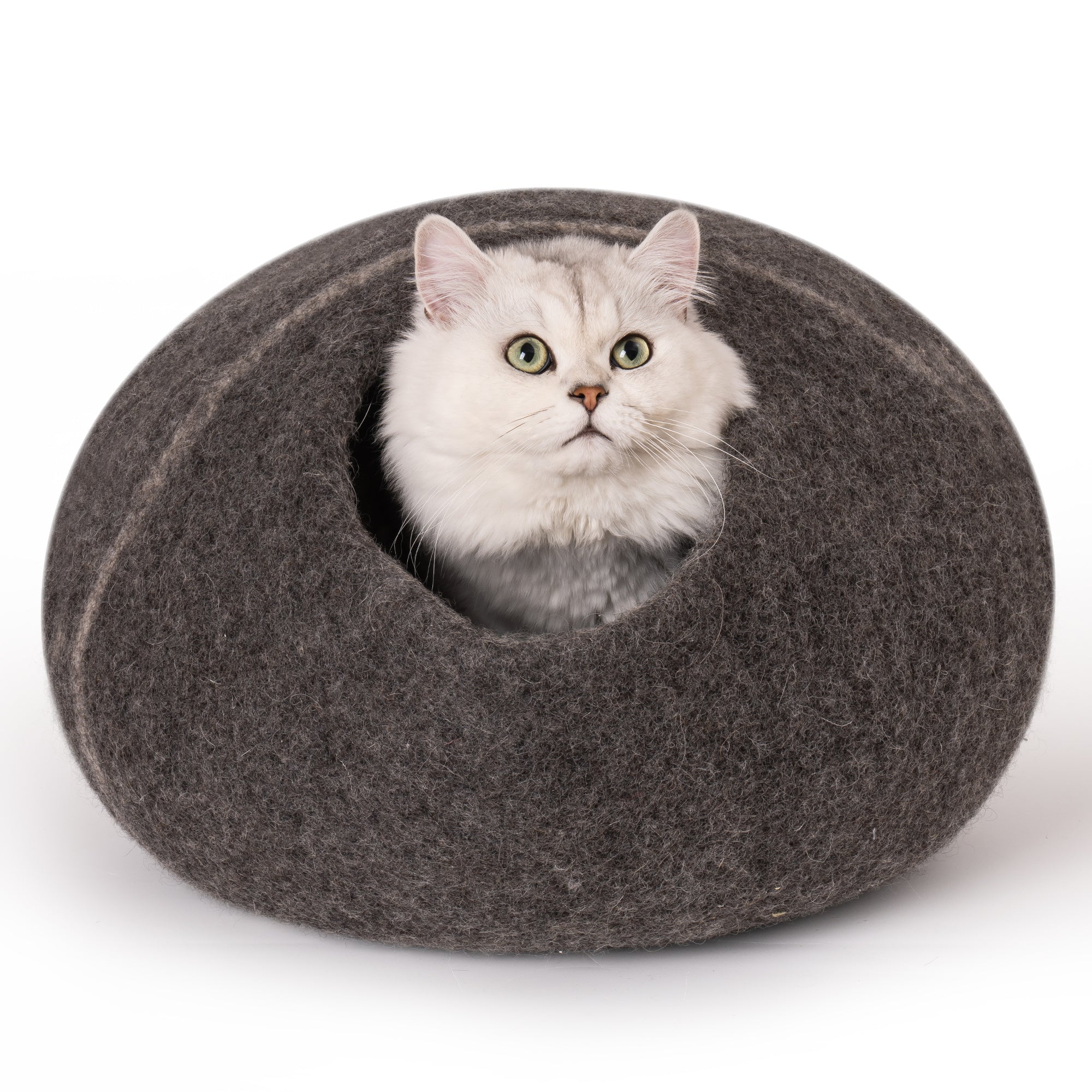 Cat Cave Bed -Handmade Wool Cat Bed