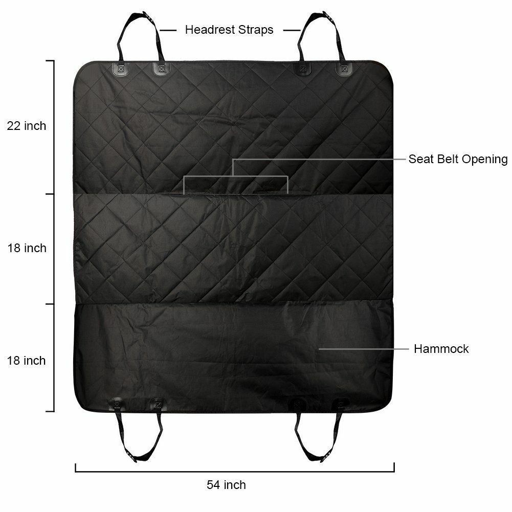 Waterproof Dog Mat Rear Seat Protection