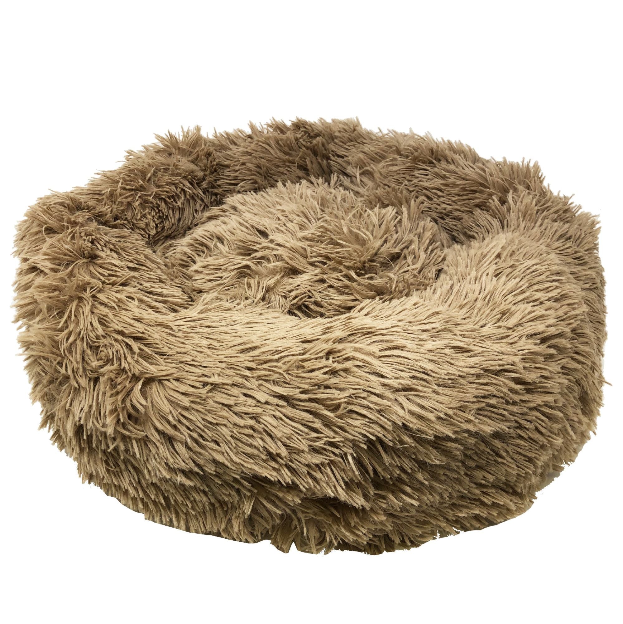 High-Grade Plush and Soft Rounded Dog Bed